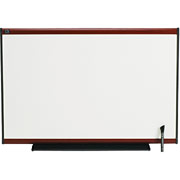 2' x 3' Total Erase® Dry-Erase Board w/Mahogany Frame