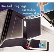 2" Cardinal EasyOpen SuperLife D-Ring Binder, Black