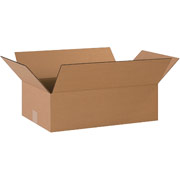 20"(L) x 12"(W) x 6"(H)- Staples Corrugated Shipping Boxes