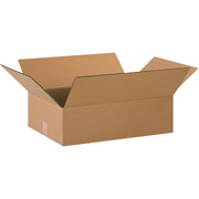 20"(L) x 14"(W) x 6"(H)- Staples Corrugated Shipping Boxes