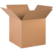 20"(L) x 20"(W) x 20"(H) - Staples Heavy-Duty Multi-Depth Corrugated Shipping Boxes