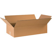 24"(L) x 12"(W) x 6"(H)- Staples Corrugated Shipping Boxes