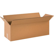 24"(L) x 8"(W) x 8"(H)- Staples Corrugated Shipping Boxes