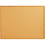 3' x 4' Commercial Cork Bulletin Board w/Oak Frame