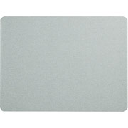 3' x 4' Oval Office Gray Fabric Frameless Bulletin Board