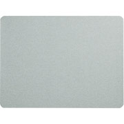 3' x 4' Oval Office Gray Fabric Frameless Bulletin Board