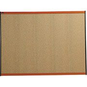 3' x 4' Prestige Colored Cork Board w/Light Cherry Frame