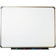 3' x 4' Prestige Plus Premium Porcelain Dry-Erase Board w/Euro Titanium Frame