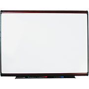 3' x 4' Prestige Plus Premium Porcelain Dry-Erase Board w/Mahogany Frame