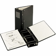 3" Arch-Ring Binder w/Metal Hinges, Black