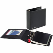 3" EasyOpen D-Ring Binder, Black