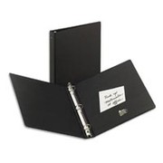 3" Economy Round-Ring Binder, Black