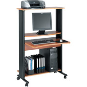 36" Safco Multimedia Workstation, Cherry