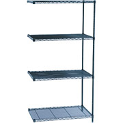 36X24 WIRE ADD-ON UNIT, Black