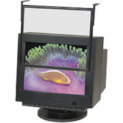 3M 19" - 21" CRT/19" - 20" LCD Anti-glare/Anti-radiation/Anti-static Flat Frame Filter, Black