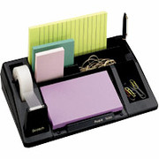 3M Black Plastic Desktop Organizer