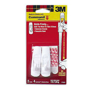 3M Command Adhesive Medium Wall Hook, 2/Pack