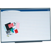 4' x 6' Prestige Plus Magnetic Planning System, 1" Grid Pattern