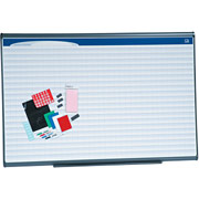 4' x 6' Prestige Plus Magnetic Planning System, 2" Grid Pattern