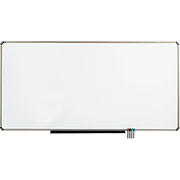 4' x 8' Prestige Plus Premium Porcelain Dry-Erase Board w/Euro Titanium Frame