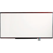 4' x 8' Prestige Plus Premium Porcelain Dry-Erase Board w/Mahogany Frame