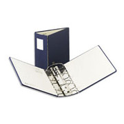 4" Trapezoid-Ring Binder w/Metal Hinges, Blue