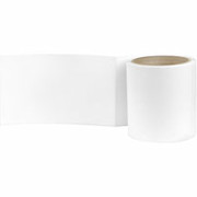 4 x 6-1/2 Perfed White Permanent Adhesive Thermal Transfer Roll Label, Wound In