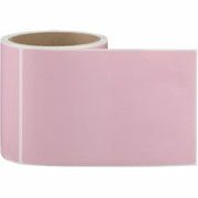 4 x 6 Perfed Pink Permanent Adhesive Thermal Transfer Roll Label