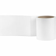 4 x 6 Perfed White Permanent Adhesive Thermal Transfer Roll Label, Wound In