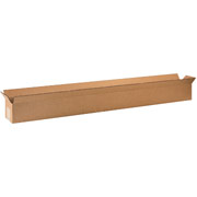 48"(L) x 4"(W) x 4"(H) - Staples Corrugated Shipping Boxes
