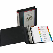 5" Samsill DXL Angle-D View Binder with Locking Rings, Black