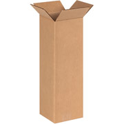 6"(L) x 6"(W) x 18"(H) - Staples Corrugated Shipping Boxes