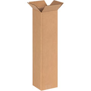 6"(L) x 6"(W) x 24"(H) - Staples Corrugated Shipping Boxes