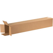 6"(L) x 6"(W) x 36"(H) - Staples Corrugated Shipping Boxes