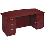 66" Executive Desk, DMI Eclipse  Collection, Mahogany