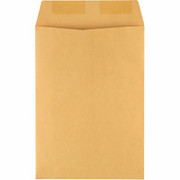 7-1/2" x 10-1/2" Brown Kraft Catalog Envelopes, 100/Box