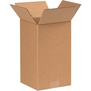 7"(L) x 7"(W) x 12"(H) - Staples Corrugated Shipping Boxes