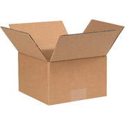 7"(L) x 7"(W) x 4 1/2"(H) - Staples Corrugated Shipping Boxes