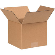 7"(L) x 7"(W) x 6"(H) - Staples Corrugated Shipping Boxes