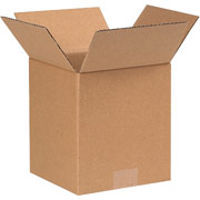 7"(L) x 7"(W) x 8"(H) - Staples Corrugated Shipping Boxes