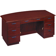 72" Executive Desk, DMI Eclipse Collection, Mahogany