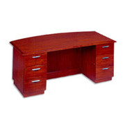 72" Executive Desk, DMI Eclipse Collection, Medium Cherry