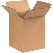 8"(L) x 8"(W) x 10"(H) - Staples Corrugated Shipping Boxes