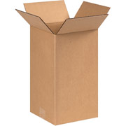 8"(L) x 8"(W) x 14"(H) - Staples Corrugated Shipping Boxes