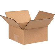 8"(L) x 8"(W) x 4"(H) - Staples Corrugated Shipping Boxes