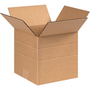 8"(L) x 8"(W) x 8"(H)- Staples Multi-Depth Corrugated Shipping Boxes