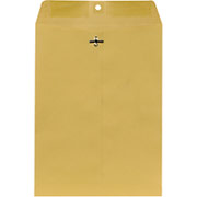 9" x 12" Brown Kraft Clasp Envelopes, 100/Box