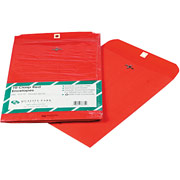 9" x 12" Red Clasp Envelopes