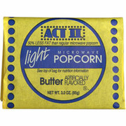 ACT II Microwave Popcorn, Light Butter Flavor, 36/Pack