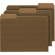 AMPAD Envirotech 100% Recycled  File Folders, Letter, 3-Tab, 100/Box